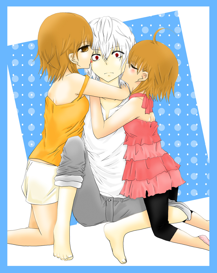 accelerator, last order, and misaka worst (toaru majutsu no index) drawn by shinju_(aaalove)