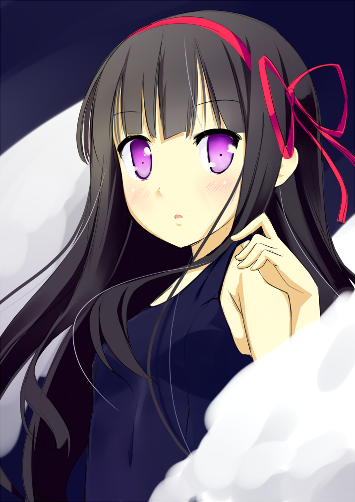 akemi homura (mahou shoujo madoka magica) drawn by tachibana_(tach011194)