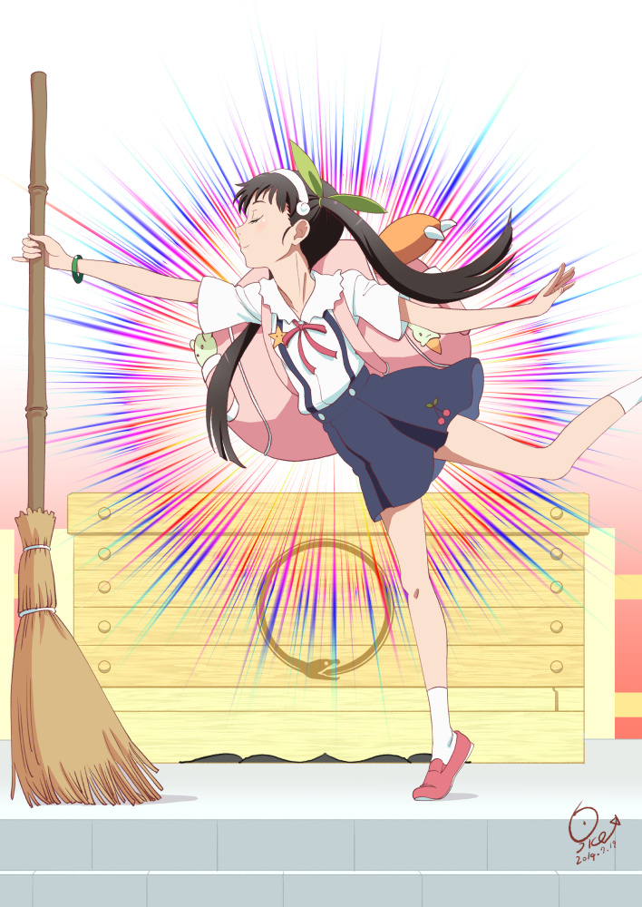 hachikuji mayoi (monogatari and 1 more) drawn by huumoon
