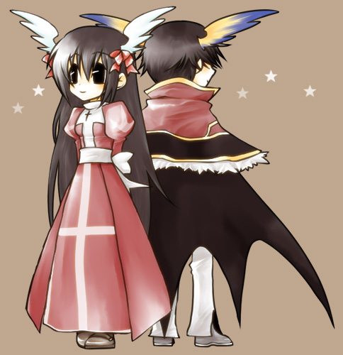high priest and high wizard (ragnarok online) drawn by ark_kan