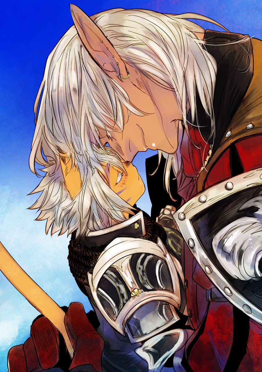 adventurer (final fantasy and 1 more) drawn by doraeshi