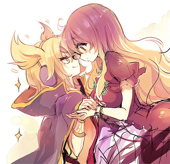 hijiri byakuren and toyosatomimi no miko (touhou) drawn by cis_(carcharias)