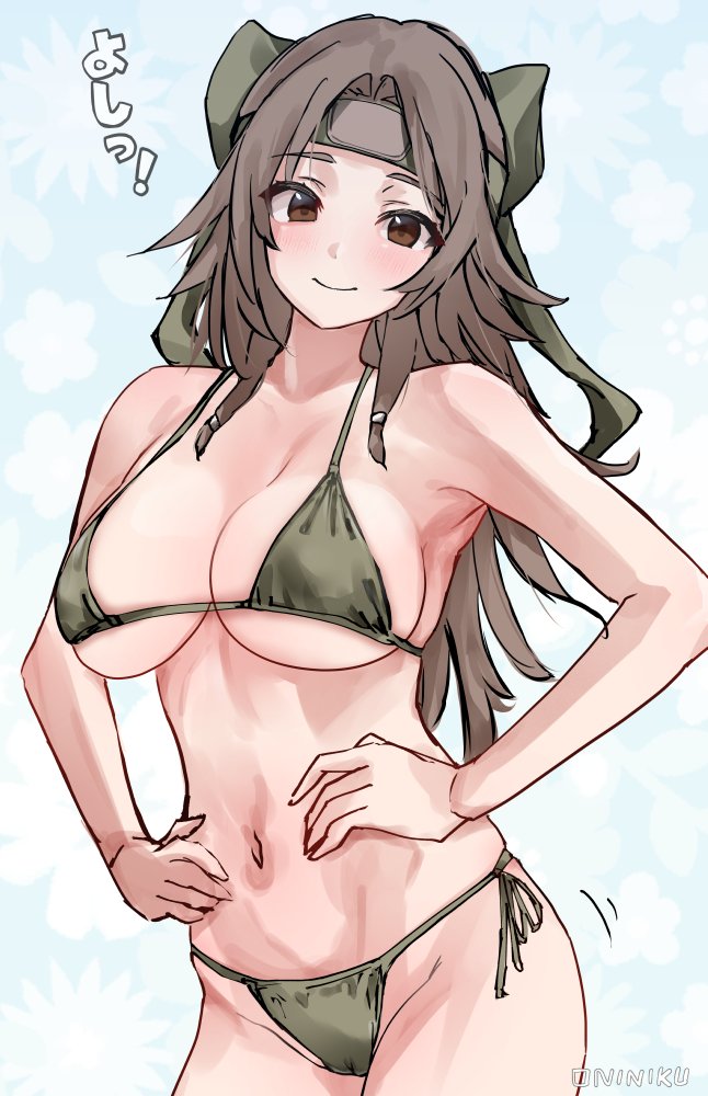 jintsuu and jintsuu kai ni (kantai collection) drawn by mani_oniniku