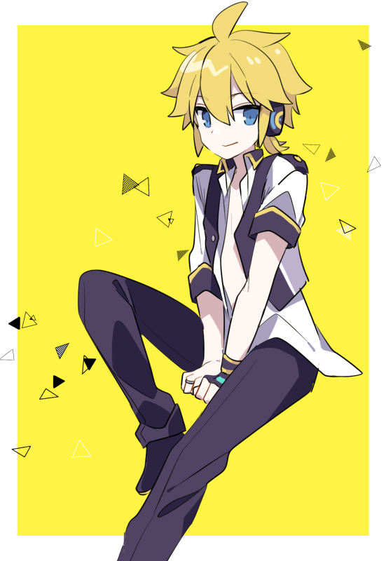 kagamine len (vocaloid and 1 more) drawn by yoshiki