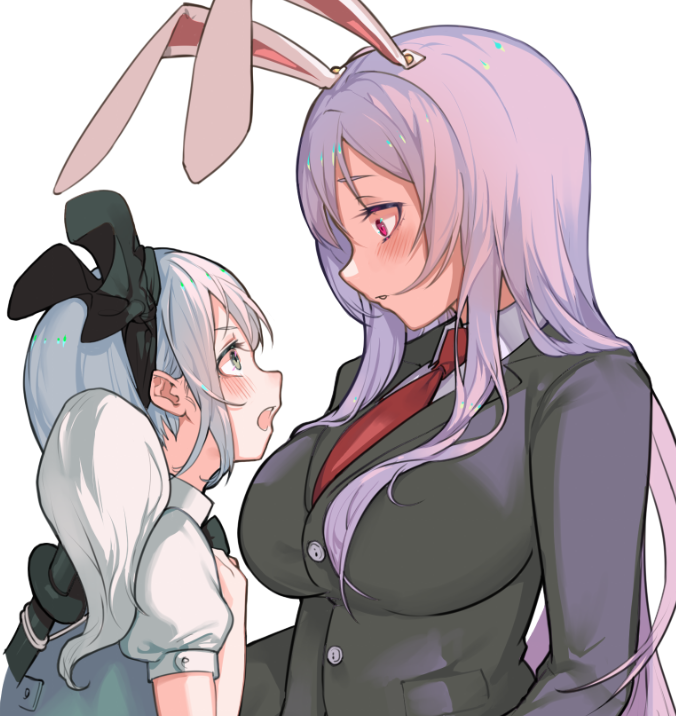 konpaku youmu and reisen udongein inaba (touhou) drawn by soku_(bluerule-graypray)