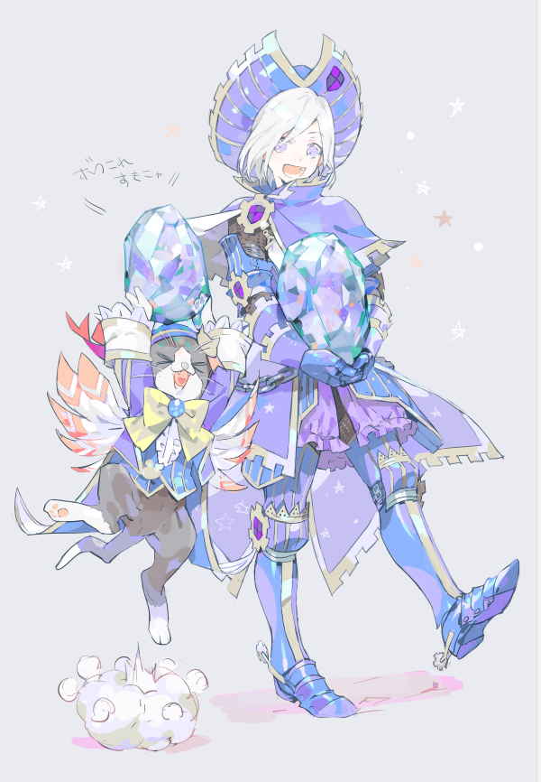 monster hunter and melynx (monster hunter) drawn by nishihara_isao