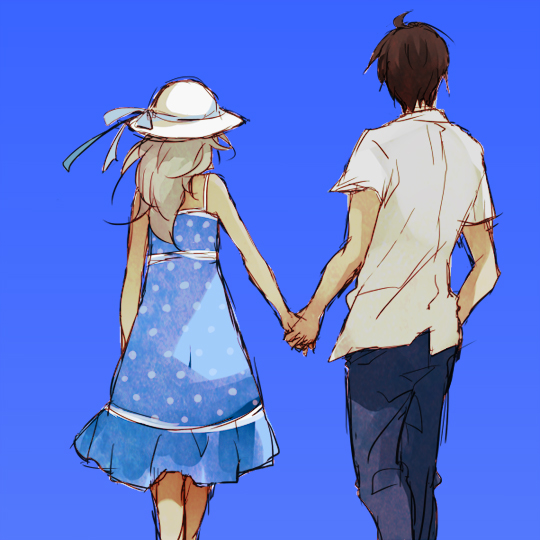 yin and hei (darker than black) drawn by yone_(kaguudou)
