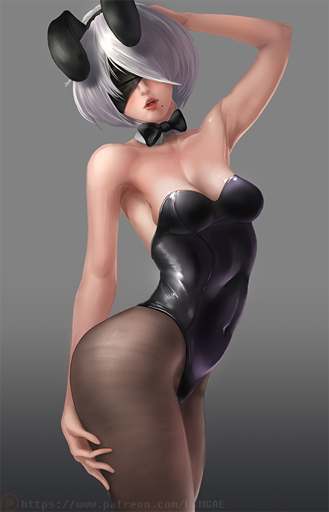 2b (nier and 1 more) drawn by limgae