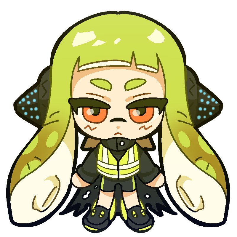 inkling player character, inkling girl, and agent 3 (splatoon and 2 more) drawn by salmon_yeon_eo