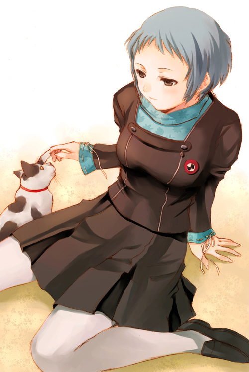 yamagishi fuuka (persona and 1 more) drawn by seiru_(prairie)