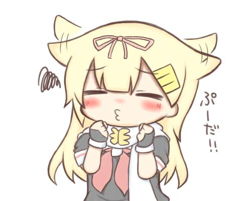 yuudachi and yuudachi kai ni (kantai collection) drawn by jako_(jakoo21)