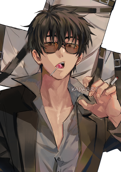 nicholas d. wolfwood (trigun and 1 more) drawn by kadeart