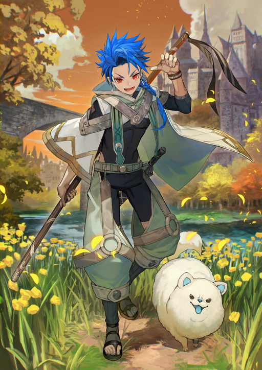 cu chulainn and setanta (fate and 1 more) drawn by lack