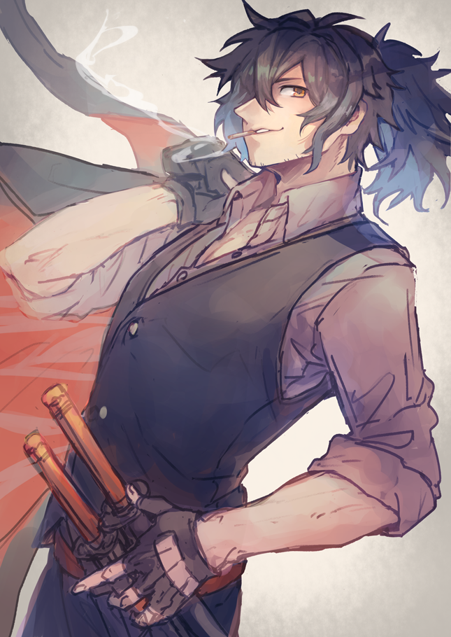okada izou (fate and 1 more) drawn by tumikilondon5