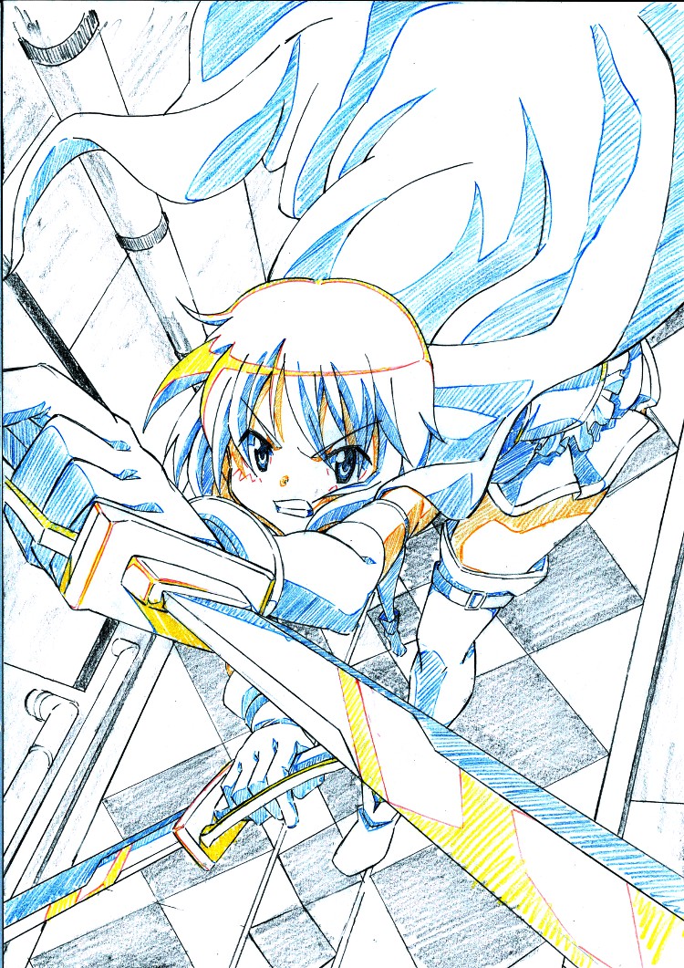 miki sayaka (mahou shoujo madoka magica) drawn by mct-no04