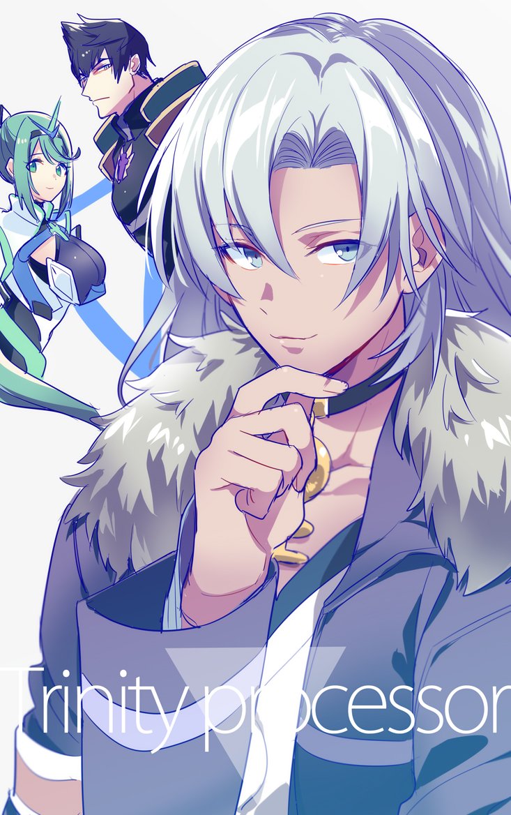 pneuma, malos, and alvis (xenoblade chronicles and 2 more) drawn by himeno345