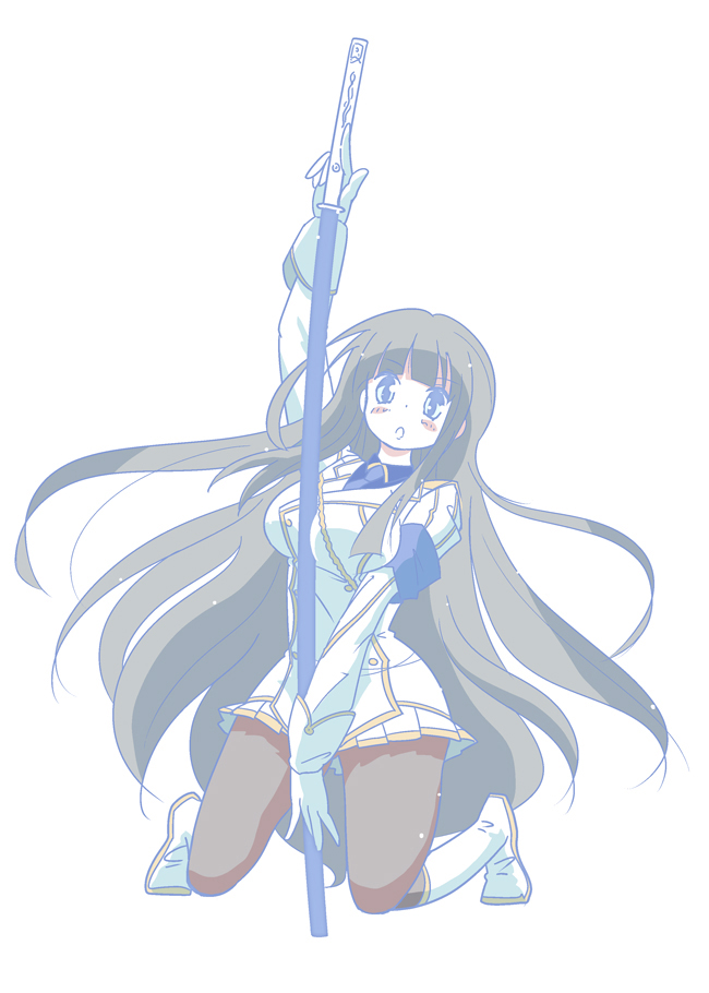 ikaruga (senran kagura and 1 more) drawn by karaagetarou