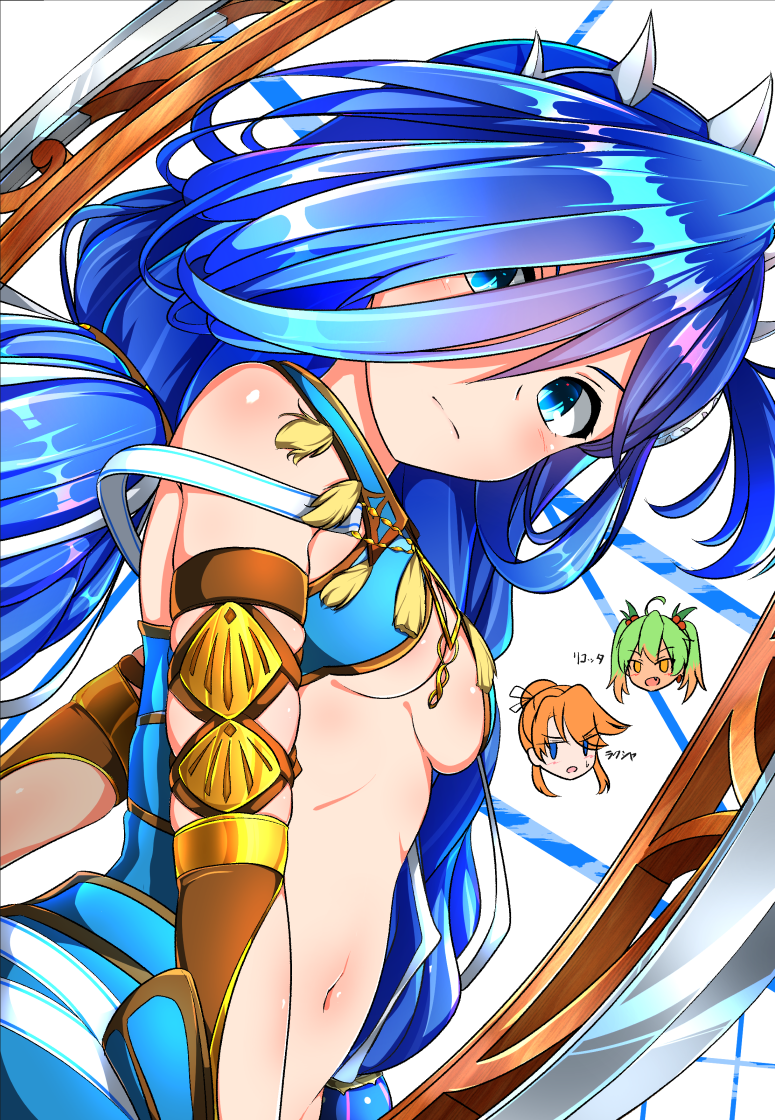 dana iclucia, laxia von roswell, and ricotta beldine (ys and 1 more) drawn by kredorf