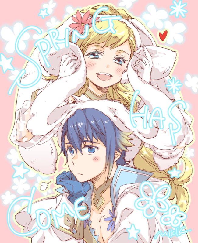sharena and alfonse (fire emblem and 1 more) drawn by kizuki_miki
