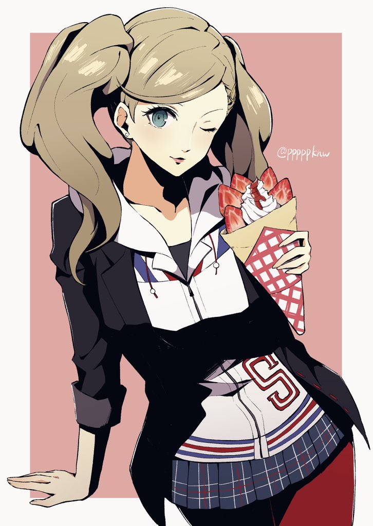 takamaki anne (persona and 1 more) drawn by pppppknw