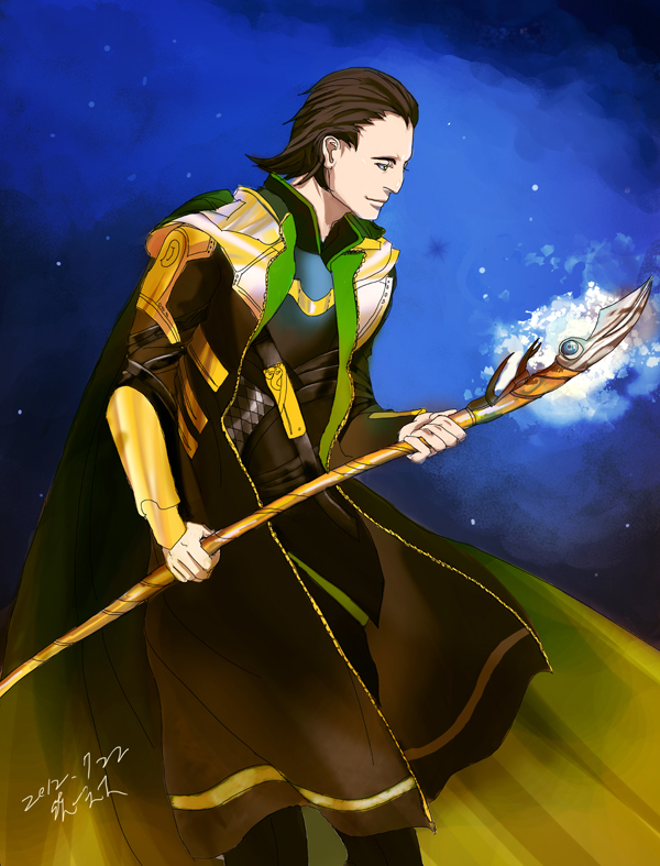 loki (marvel and 2 more) drawn by waskr01