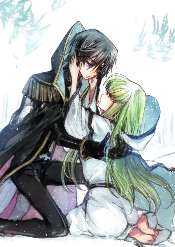c.c., lelouch vi britannia, and julius kingsley (code geass) drawn by creayus