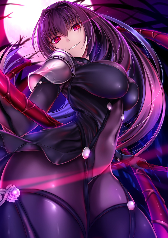 scathach (fate and 1 more) drawn by akeyama_kitsune