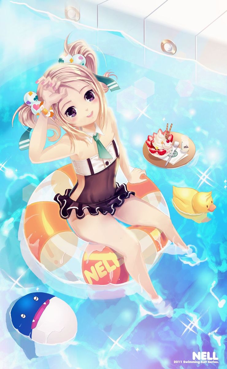 nell (pangya) drawn by easy_(easycrew) and lee_byung_hee