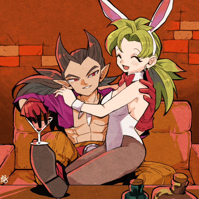 sidoh and female builder (dragon quest and 1 more) drawn by serieru_(summertosuika)