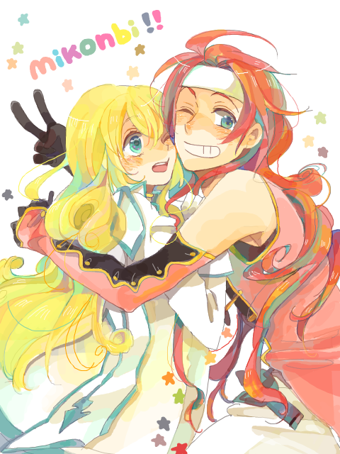 colette brunel and zelos wilder (tales of and 1 more) drawn by ekubo_(ciaobero)
