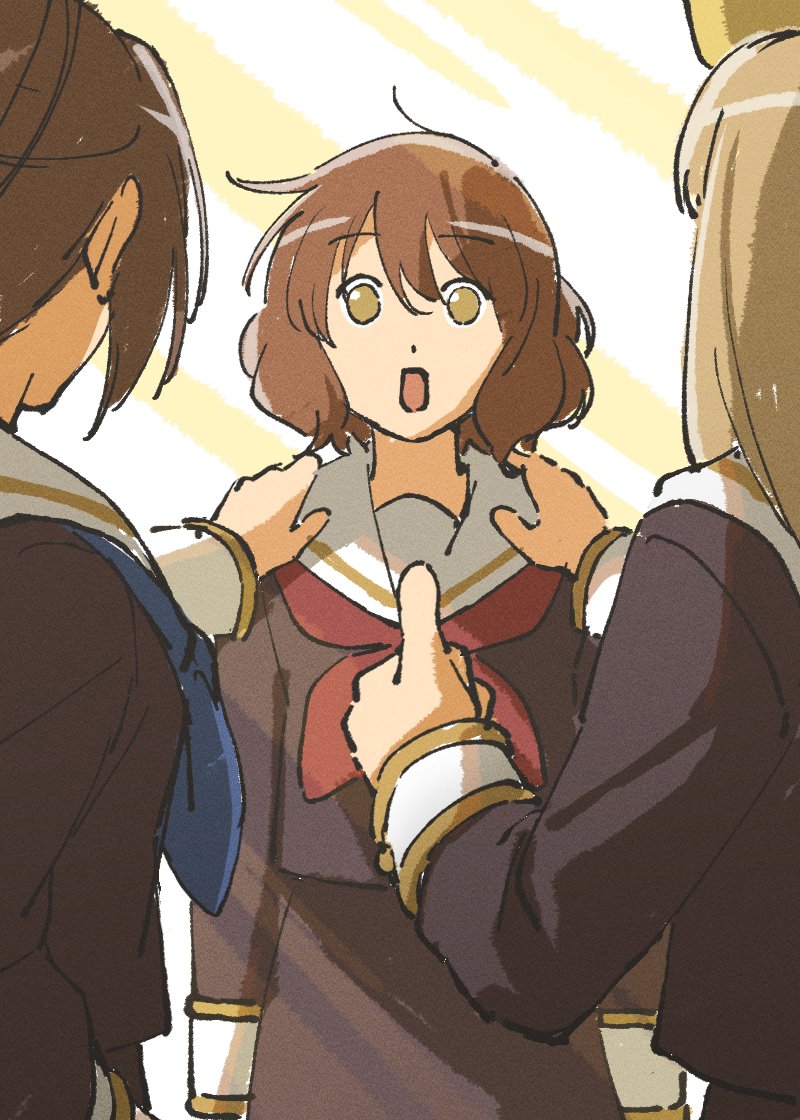 oumae kumiko, nakagawa natsuki, and yoshikawa yuuko (hibike! euphonium) drawn by fuyuhino