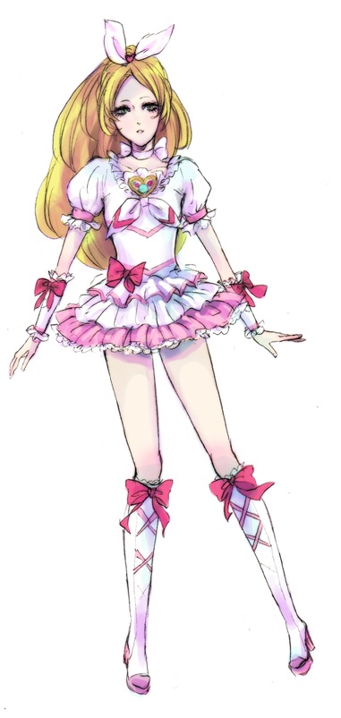 minamino kanade and cure rhythm (precure and 1 more) drawn by seize373