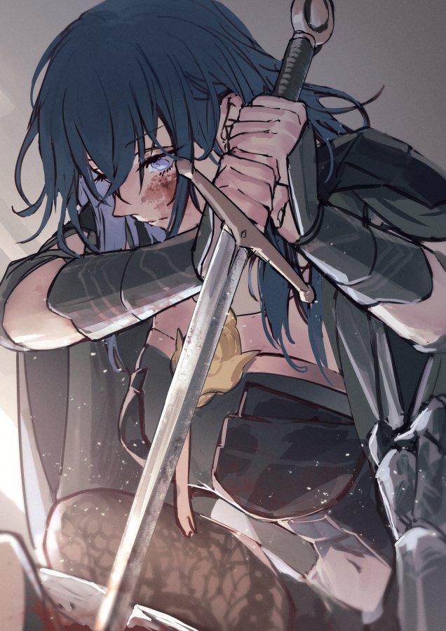female byleth (fire emblem and 1 more) drawn by l0gman