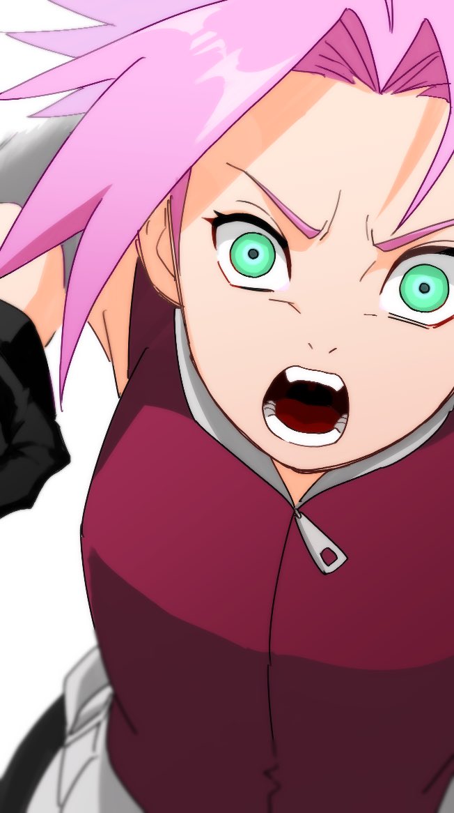 haruno sakura (naruto and 1 more) drawn by kooda