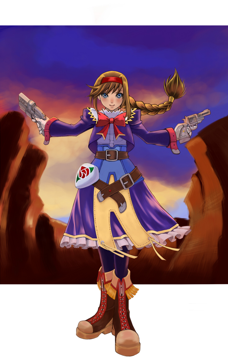 virginia maxwell (wild arms and 1 more) drawn by nyantiu
