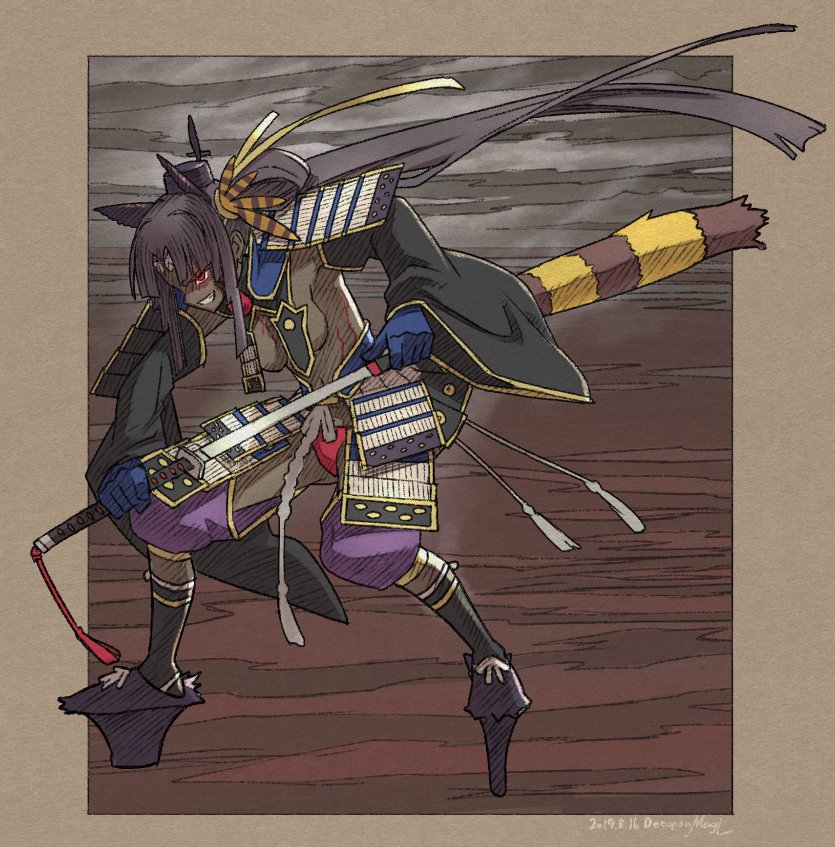 ushiwakamaru (fate and 1 more) drawn by decoponmagi