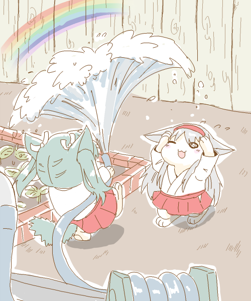 zuikaku and shoukaku (kantai collection) drawn by sento_(iroiro_gottani)