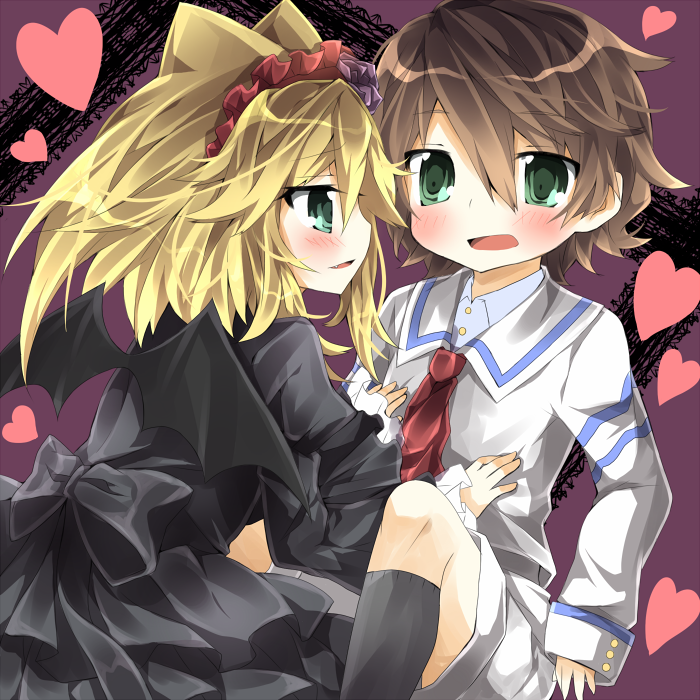 hatori kanon and inomata ken (anyamal tantei kirumin zoo) drawn by chiruku