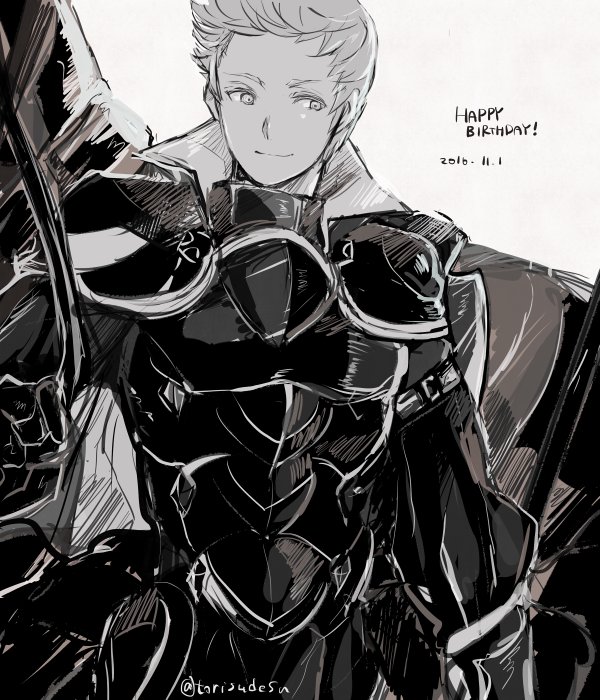 silas (fire emblem and 1 more) drawn by torisudesu