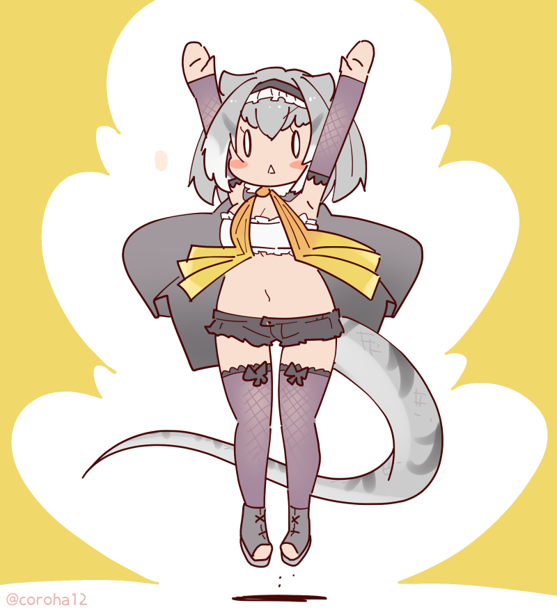 frilled lizard (kemono friends) drawn by coroha