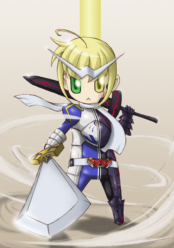 artoria pendragon, saber, and saber alter (fate and 4 more) drawn by masani_deisui