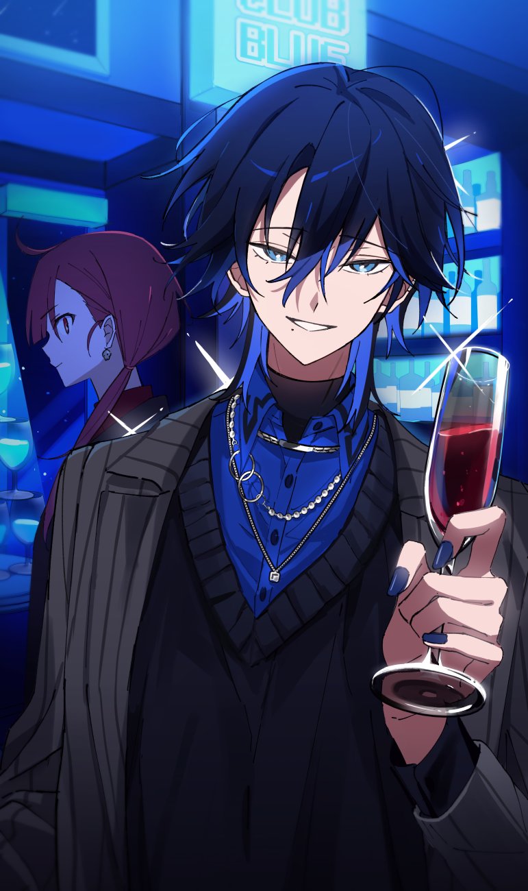 hiodoshi ao (hololive and 1 more) drawn by planetzer_0