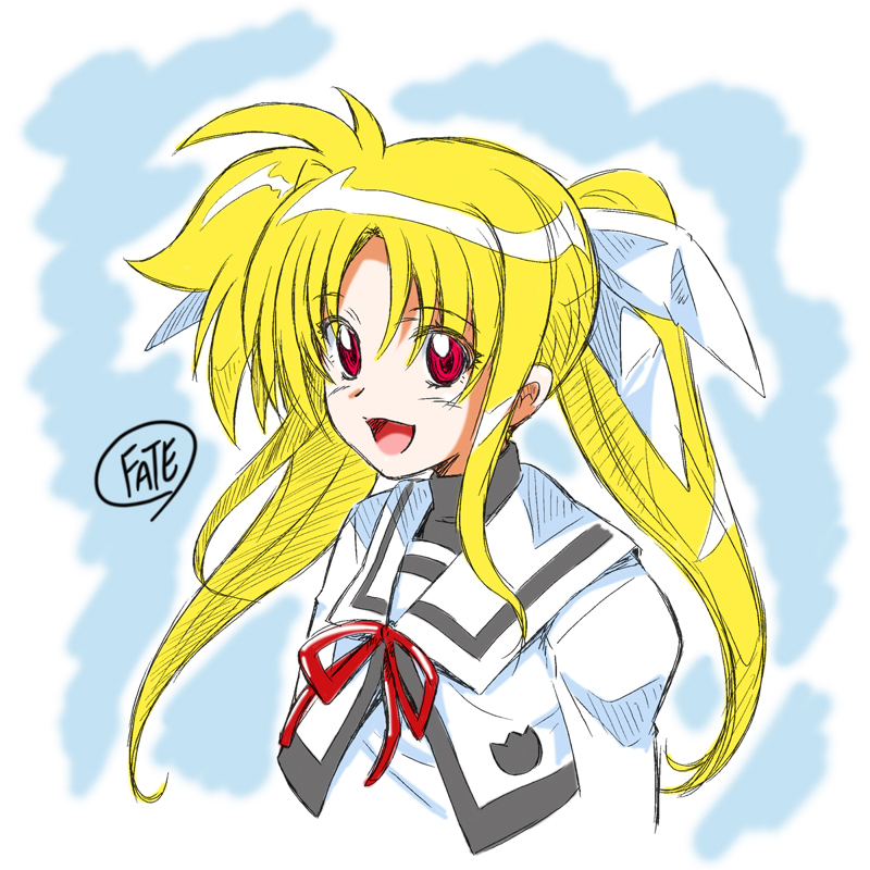 fate testarossa (lyrical nanoha and 2 more) drawn by s-now