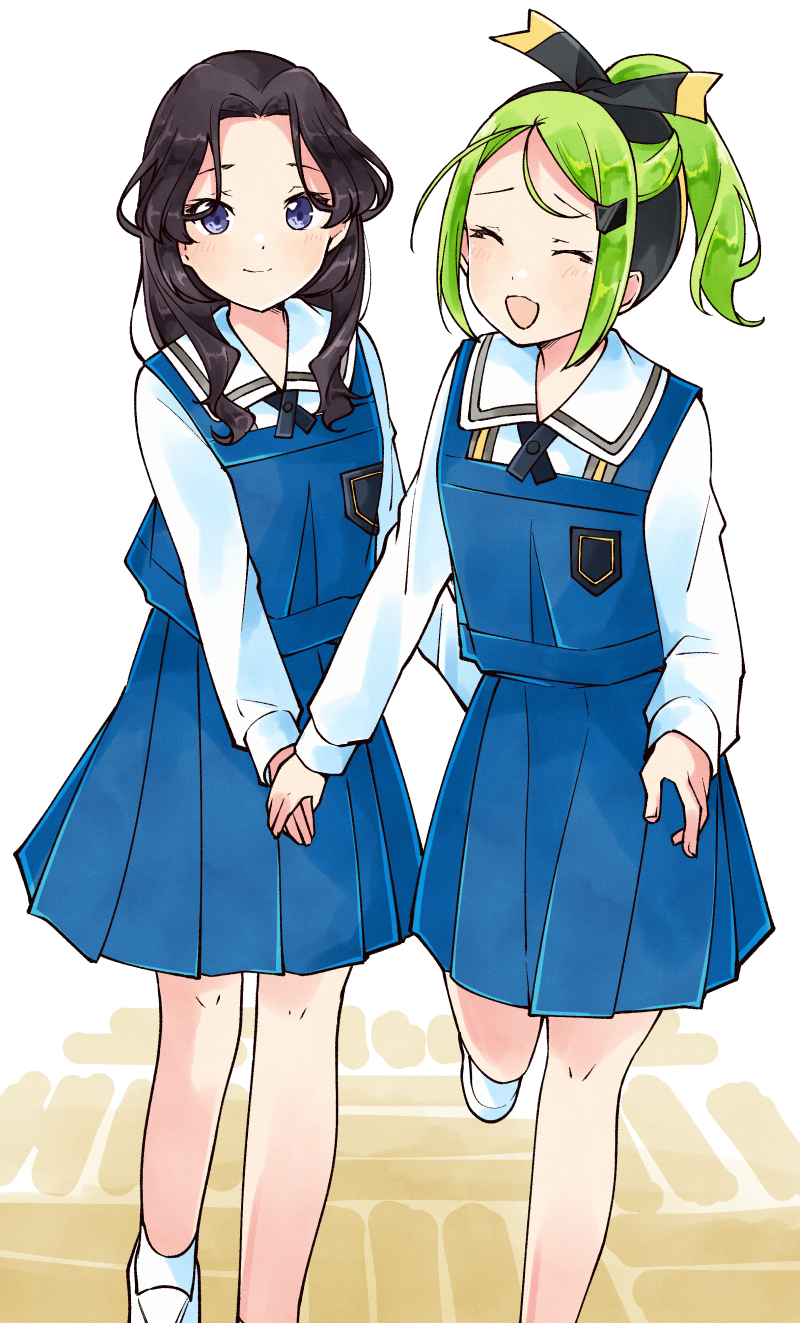 orihara sumika and kiryu touko (22/7) drawn by trefle_r