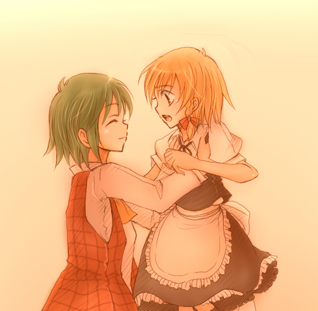 kirisame marisa and kazami yuuka (touhou) drawn by nagasawa_(tthnhk)