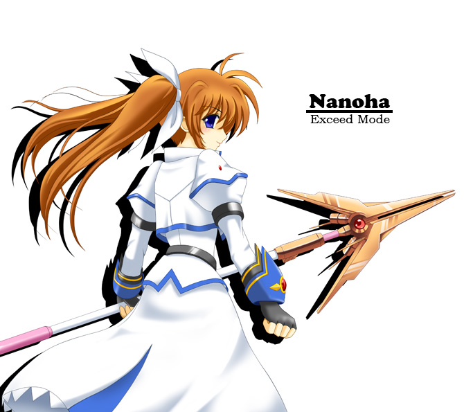 takamachi nanoha and raising heart (lyrical nanoha and 1 more) drawn by flipper