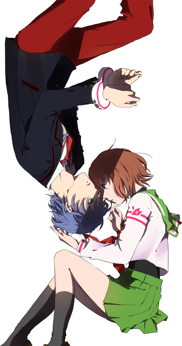takakura shouma and oginome ringo (mawaru penguindrum) drawn by yu_(kito)