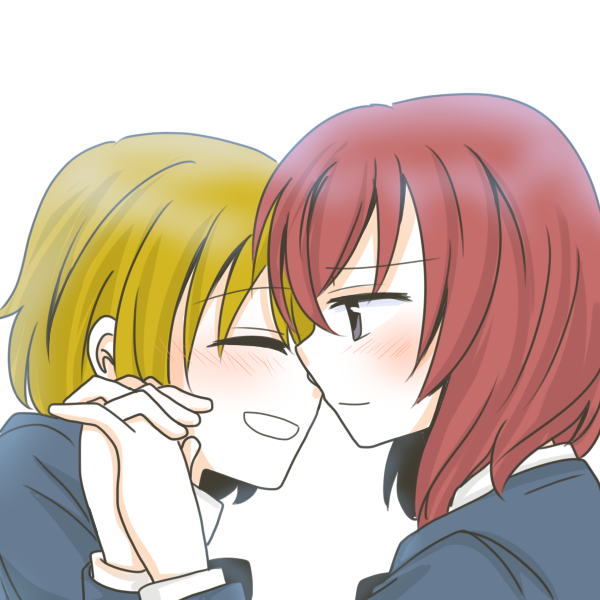 nishikino maki and koizumi hanayo (love live! and 1 more) drawn by amkt