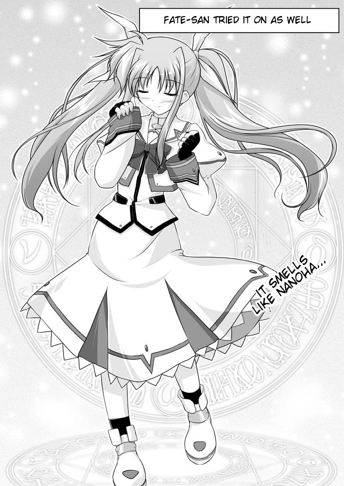 fate testarossa and takamachi nanoha (lyrical nanoha and 2 more) drawn by mikage_takashi