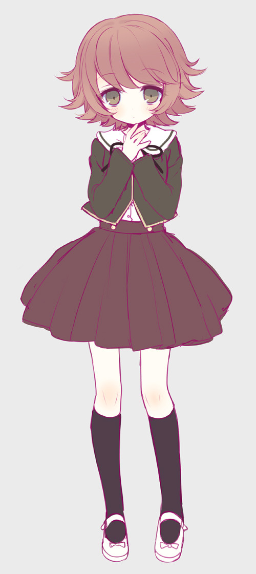 fujisaki chihiro (danganronpa and 1 more) drawn by moriyama_shijimi